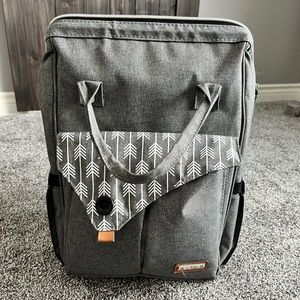 Grey Diaper Bag